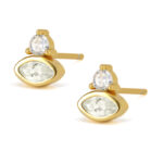 Eye Studs - Gold Plated