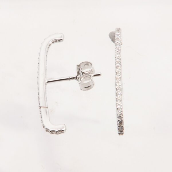 Glam Half-Circle Studs & Ear Jacket Studs